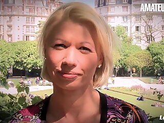 AMATEUR EURO - #Mademoiselle Justine - Hot French MILF Rough Anal Sex With Rick Angel