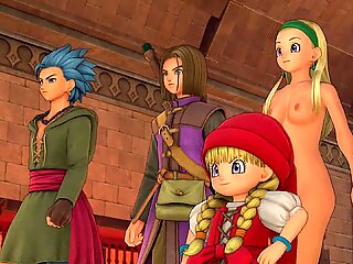 Dragon Quest Xi Nagie Sceny [część 5] - witamy w gondoli